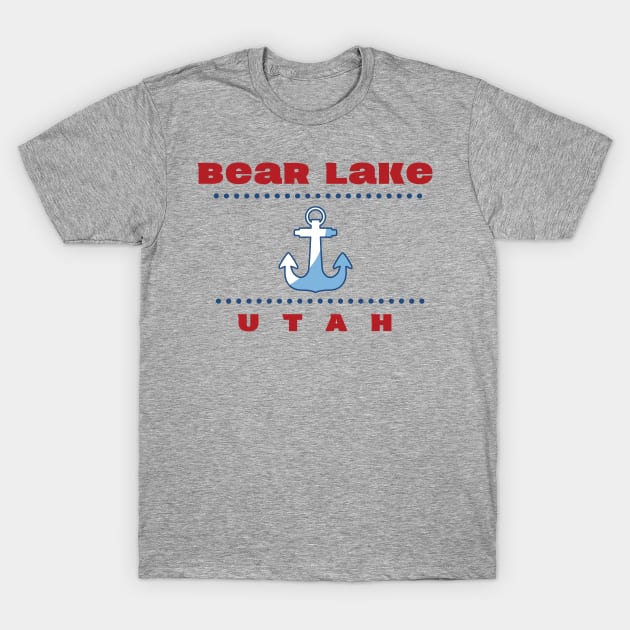 Bear Lake Utah Anchor T-Shirt by MalibuSun